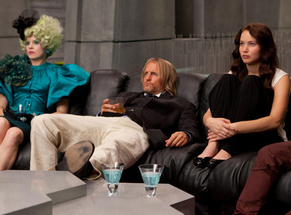 The Hunger Games, Jennifer Lawrence, Woody Harrelson, Elizabeth Banks The Hunger Games, Jennifer Lawrence, Woody Harrelson, Elizabeth Banks